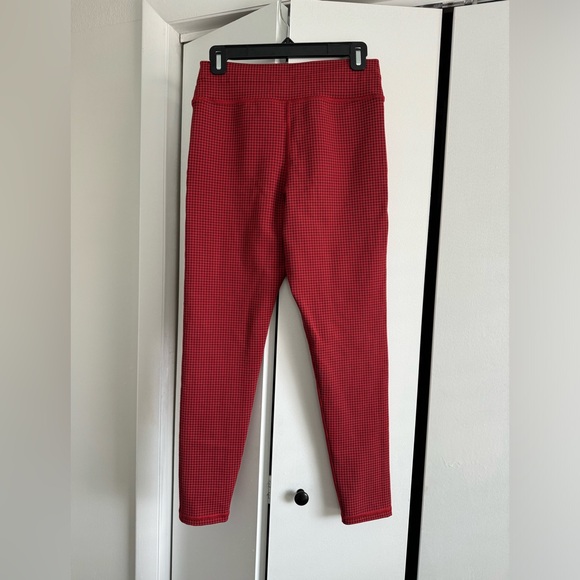 Aerie Houndstooth legging in Royal Berry Red sz L - Picture 9 of 9